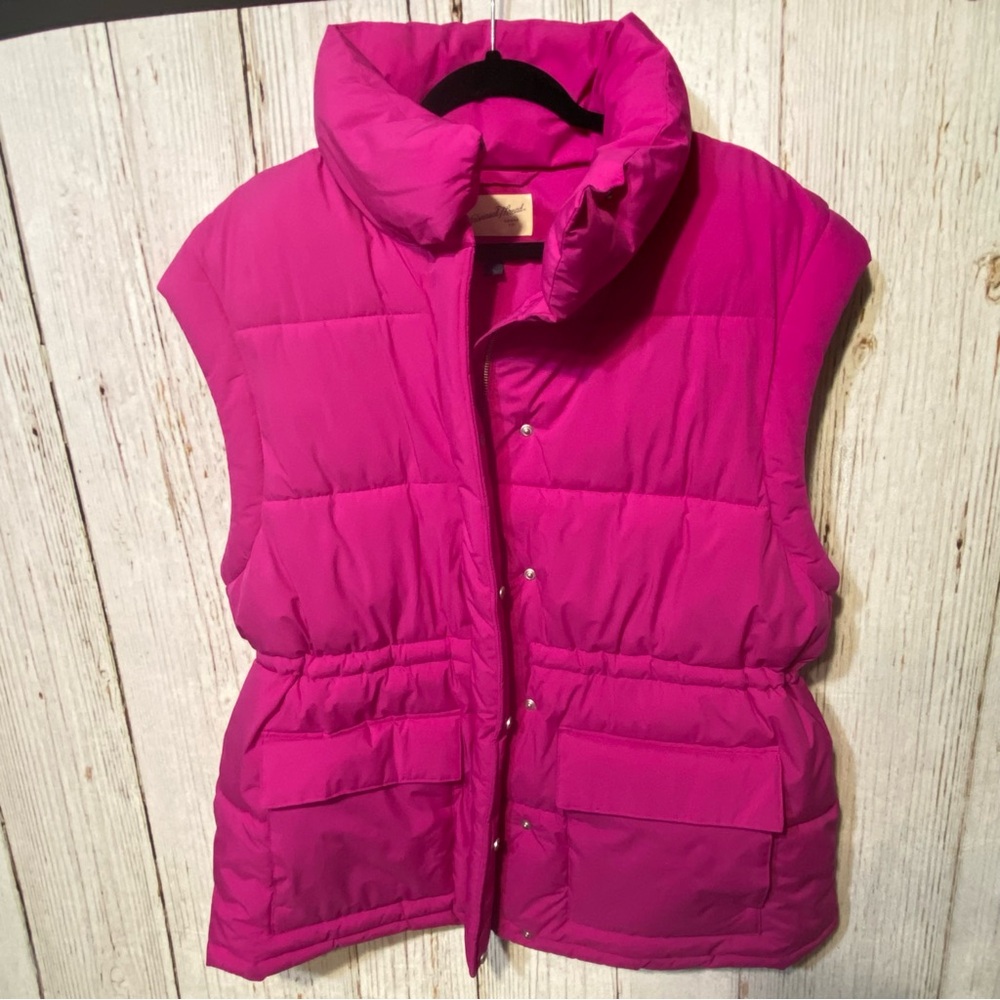 Universal Thread Women’s Full Zip Snap Quilted Pu… - image 1